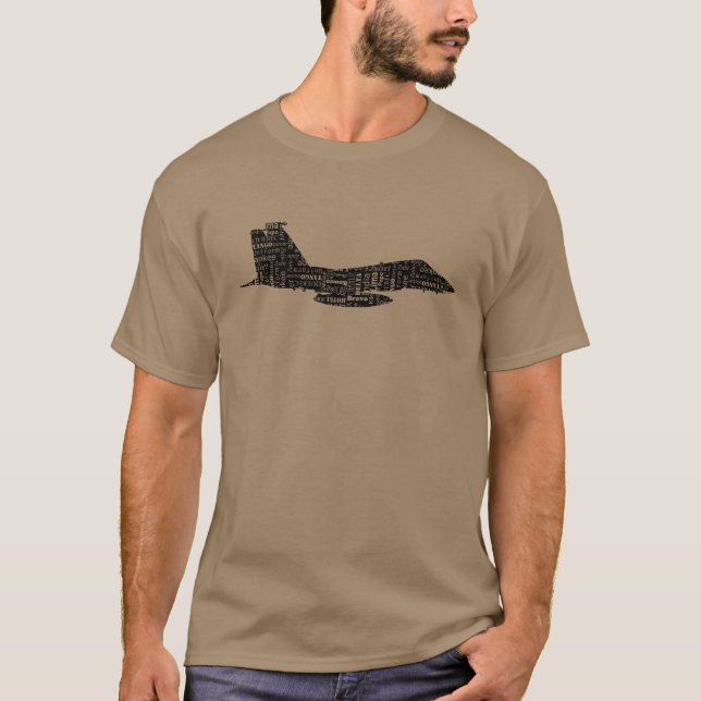 Militärische Kämpfer Jet Phonetic Alphabet T-Shirt