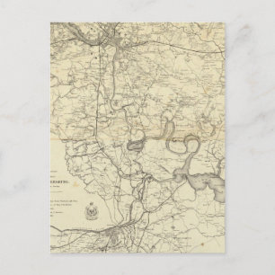 Militärische Karte der Vereinten Staaten