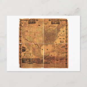 Militärische Karte Vereinte Staaten von J. Smith (