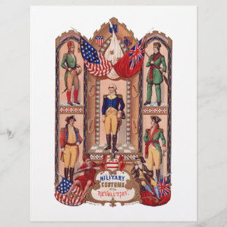 Militärische Kostüme des Revolutionskriegs 1855
