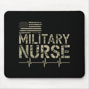Militärische Krankenschwester, amerikanische Veter Mousepad