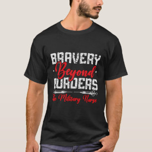Militärische Krankenschwester Eingetragene Kranken T-Shirt
