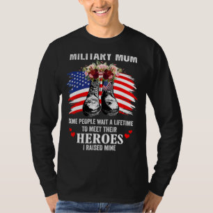 Militärische Mama I hob meine heroamerikanischen S T-Shirt