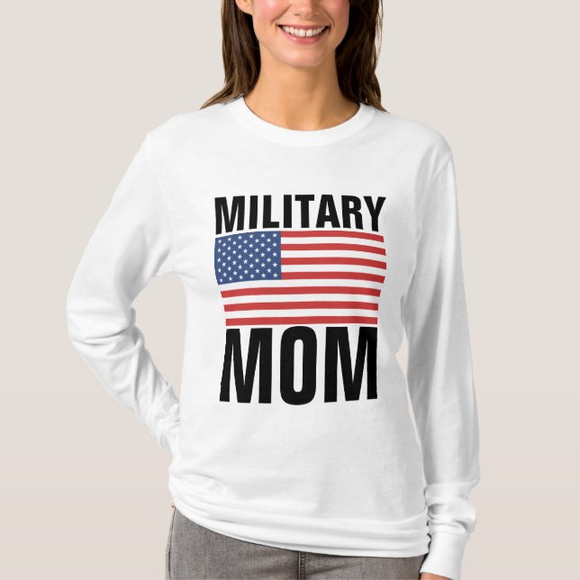 MILITÄRISCHE MAMA T - SHIRT T-SHIRTS (Vorderseite)