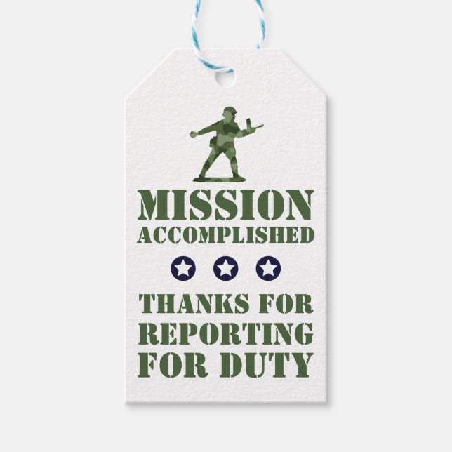 Militärische Mission der Streitkräfte - Erreichtes Geschenkanhänger (Vorderseite)