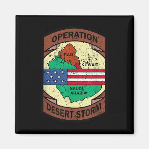 Militärische Operation Wüstensturm Usa Insig Magnet