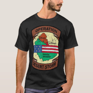 Militärische Operation Wüstensturm Usa Insig T-Shirt