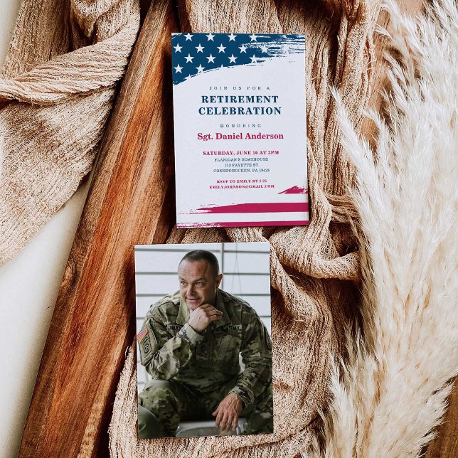 Militärische Party Einladung für das Ruhestand ame (Von Creator hochgeladen)