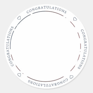 Militärische Patriotische Glückwünsche an die amer Runder Aufkleber