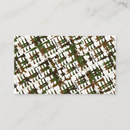 Militärische Rekrutierung der Streitkräfte USA Rek Visitenkarte