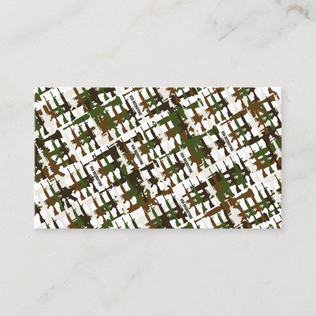 Militärische Rekrutierung der Streitkräfte USA Rek Visitenkarte (Vorderseite)