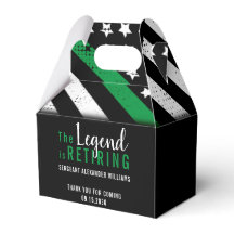 Militärische Rente - dünne, grüne Flagge - Armee