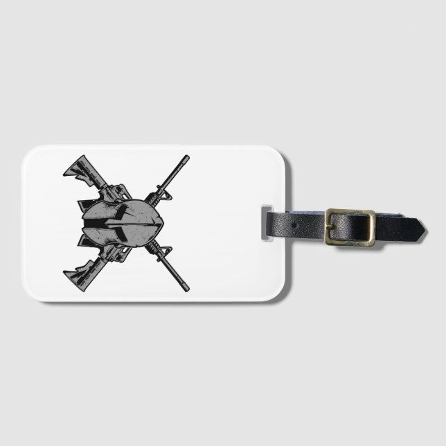 Militärische Stärke Gepäckanhänger (Vorderseite (Horizontal))