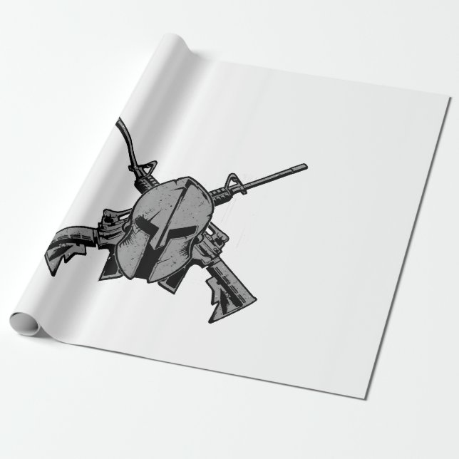 Militärische Stärke Geschenkpapier (Ungerollt)