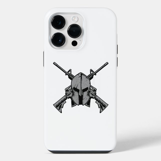 Militärische Stärke iPhone Hülle (Rückseite)