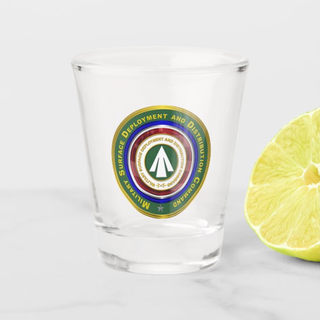 Militärische Stationierung Schnapsglas (Vorderseite)