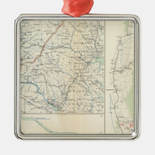 Militärische Stellvertreter von Wash, Penn, Annapo Silbernes Ornament