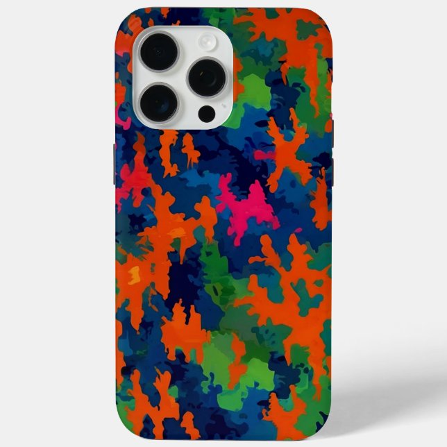 Militärische Streitkräfte Kamuflage Stil Neon Nigh Case-Mate iPhone Hülle (Rückseite)