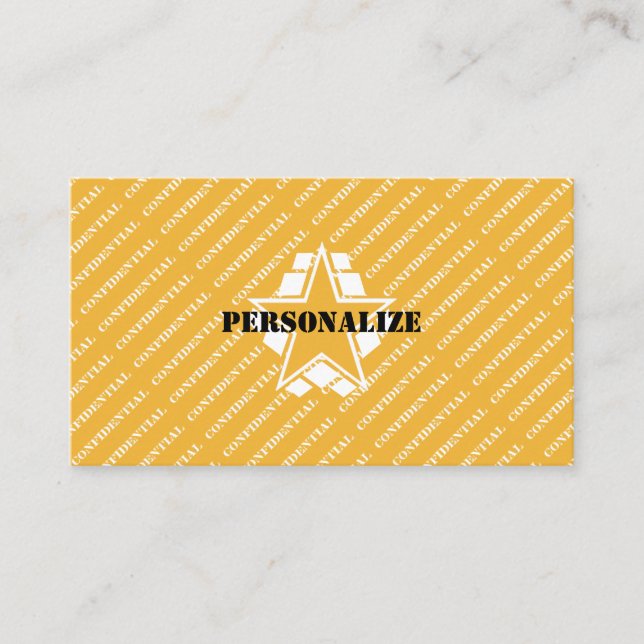 Militärische Streitkräfte Rekrutierer Konfidenzkor Visitenkarte (Vorderseite)