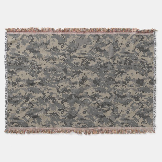 Militärische Tarnkampouflage khaki grün Decke (Vorderseite)