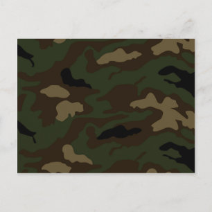 militärische Tarnmuster Postkarte