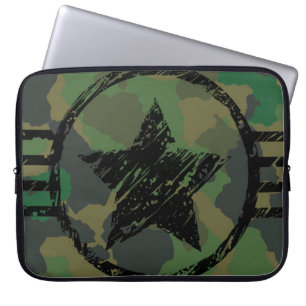 militärische Tarnung Laptopschutzhülle