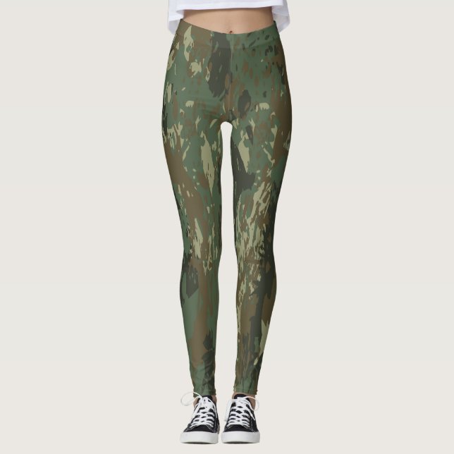 militärische Tarnung Leggings (Vorderseite)