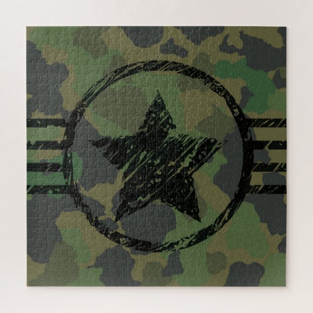 militärische Tarnung Puzzle (Vertikal)