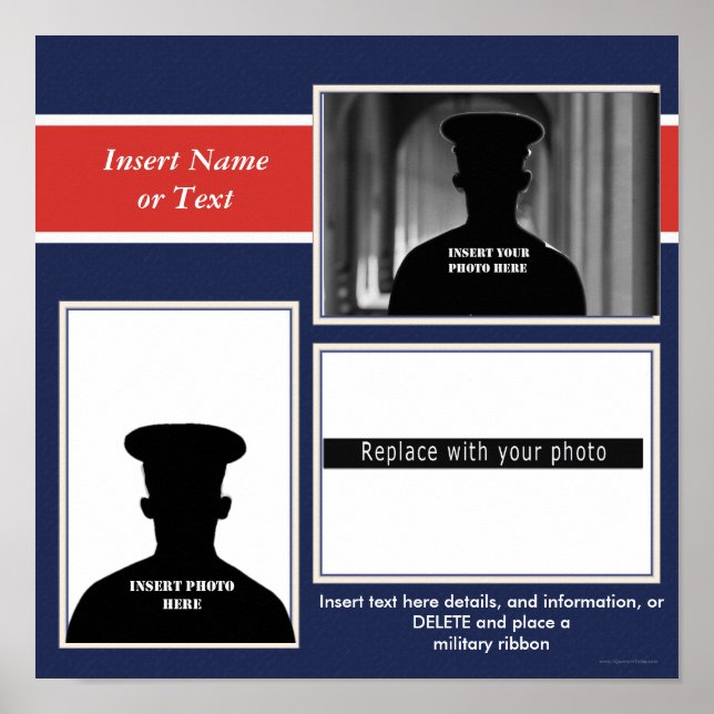 Militärische Themenfotografie Poster (Vorne)