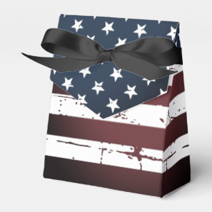 Militärische US Flagge unter amerikanischer Flagg Geschenkschachtel