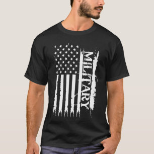 Militärische Vereinigte Staaten beängstigen US-Fla T-Shirt