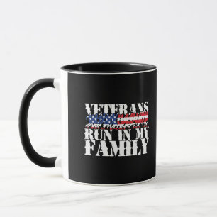 Militärische Veteranen, die in meiner Familie lauf Tasse