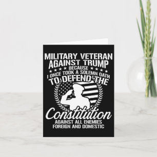 Militärische Veteranen gegen die Wahl Trumps 2020 Karte