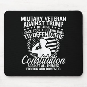Militärische Veteranen gegen die Wahl Trumps 2020 Mousepad