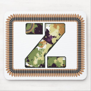 Militärischer Brief von Z Mousepad