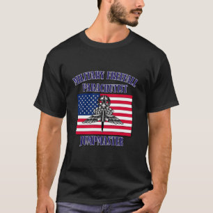 Militärischer Freefall-Fallschirmspringer-Sprungme T-Shirt