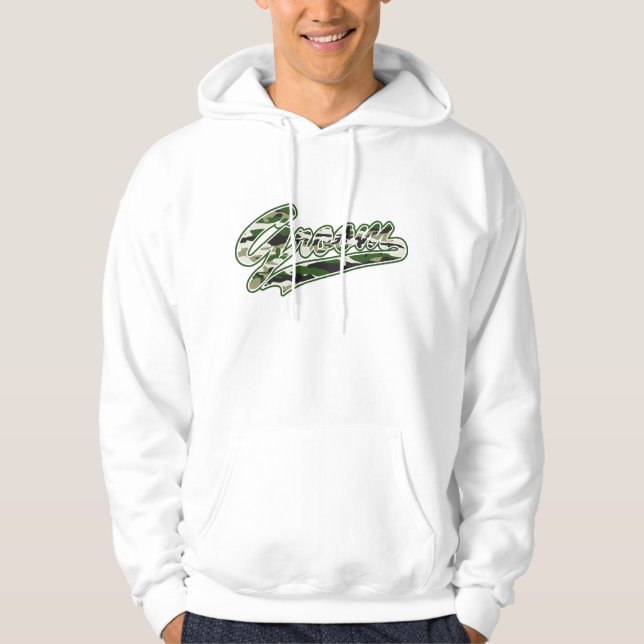 Militärischer Groom Hoodie (Vorderseite)
