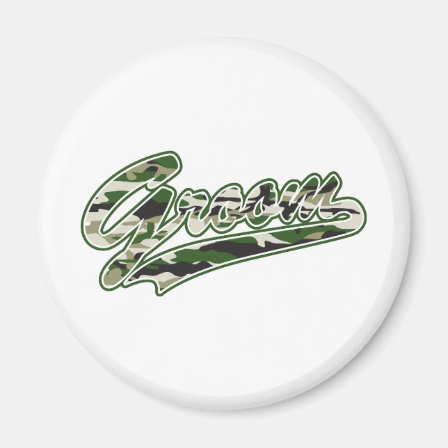 Militärischer Groom Magnet (Vorne)