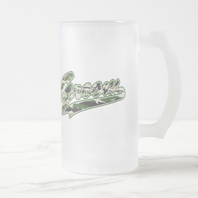 Militärischer Groom Mattglas Bierglas (Rechts)