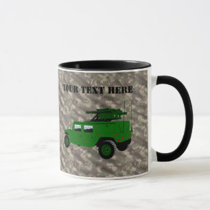 Militärischer Offroad-Truck-Raketenwerfer Tasse