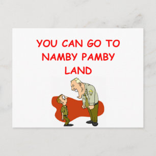 militärischer Spaß Postkarte