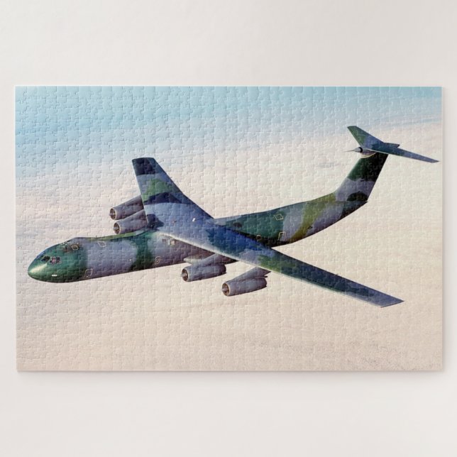 Militärischer Starlifter C-141 Strategischer Airli Puzzle (Horizontal)