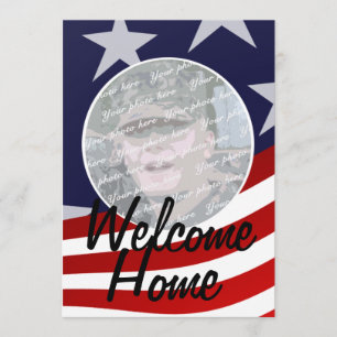 Militärisches Begrüßungs-Zuhause-Party Einladung