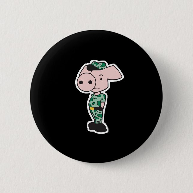 militärisches Camouflage Button (Vorderseite)