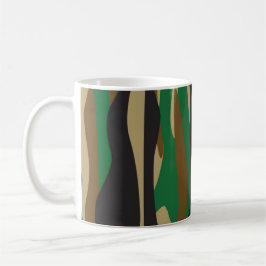 Militärisches Camouflage-Muster Kaffeetasse