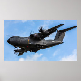 Militärisches Flugzeug Poster