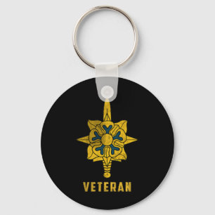 Militärisches Geheimdienstkorps Veteran Logo Papa Schlüsselanhänger