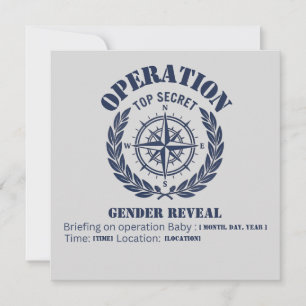 Militärisches Geschlechter-Ritual — Navy Compass Einladung