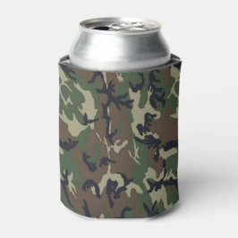 Militärisches Green Camouflage-Muster Dosenkühler