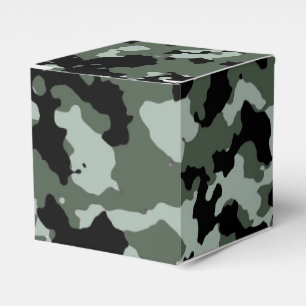 Militärisches Green Camouflage-Muster Geschenkschachtel